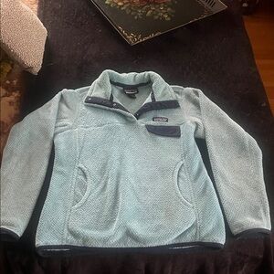 Patagonia Aqua Fleece with Navy Details